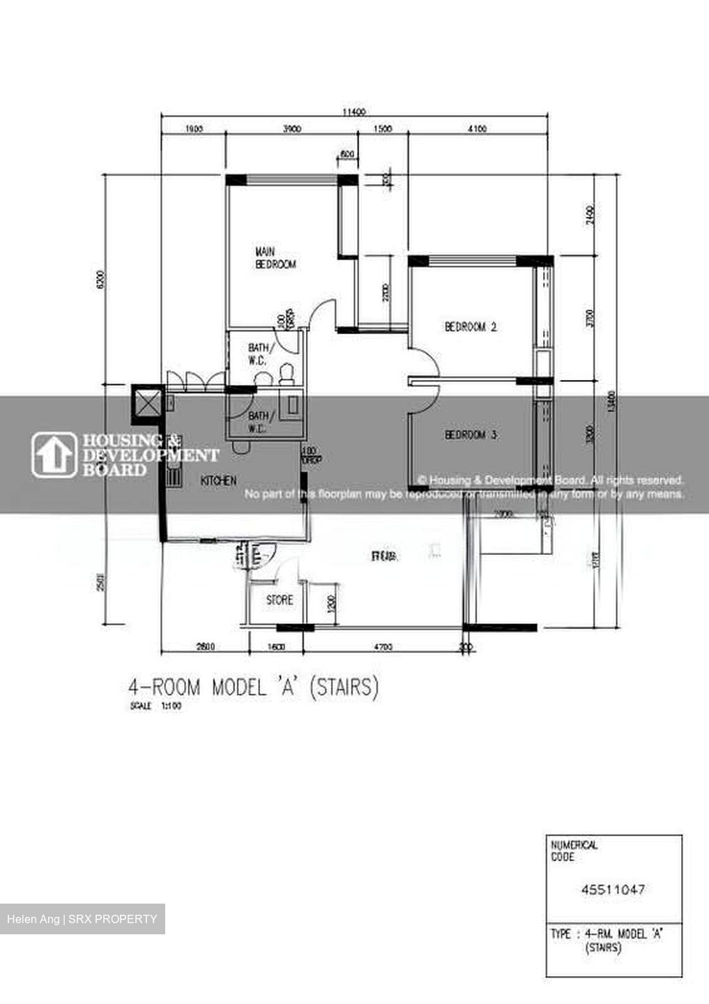 Blk 233 Hougang Street 21 (Hougang), HDB 4 Rooms #537835701